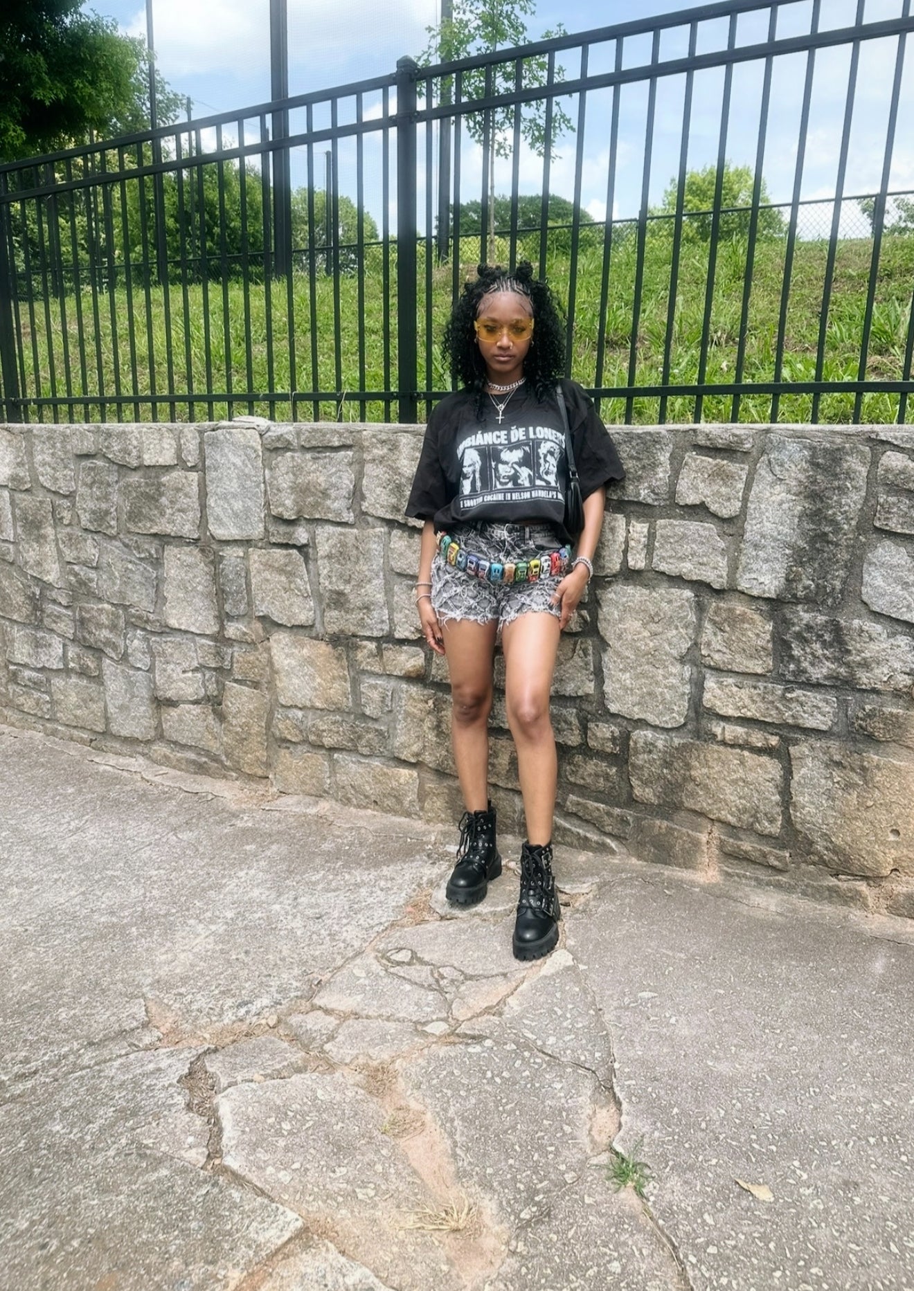 Obsidian “Kate Moss” Double Tee