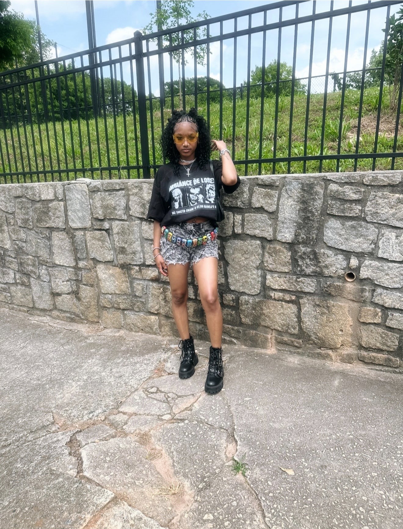Obsidian “Kate Moss” Double Tee