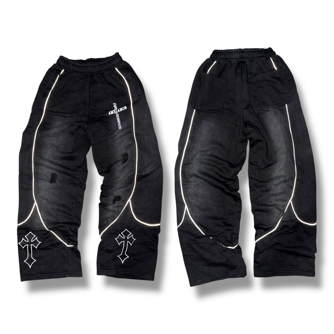 Loner Cross Sweats (Black)