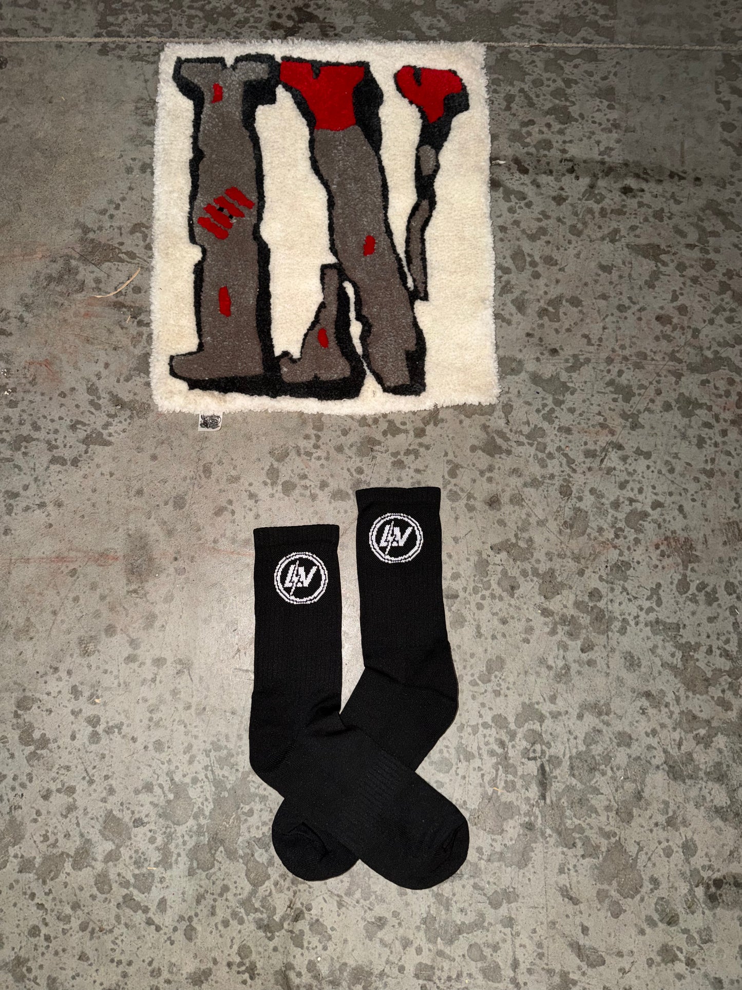 LV Athletic Socks