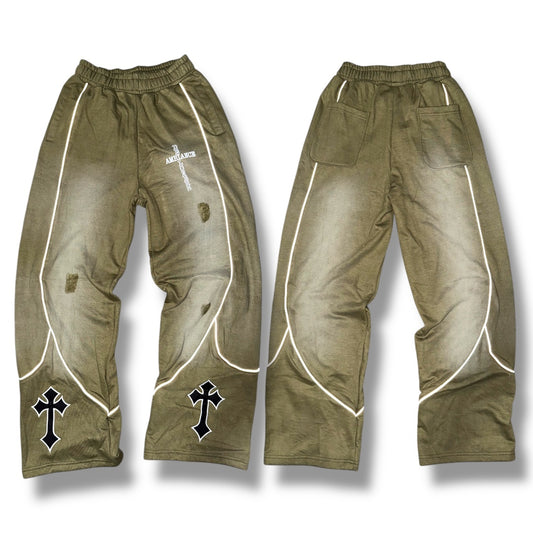 Loner Cross Sweats (Olive)